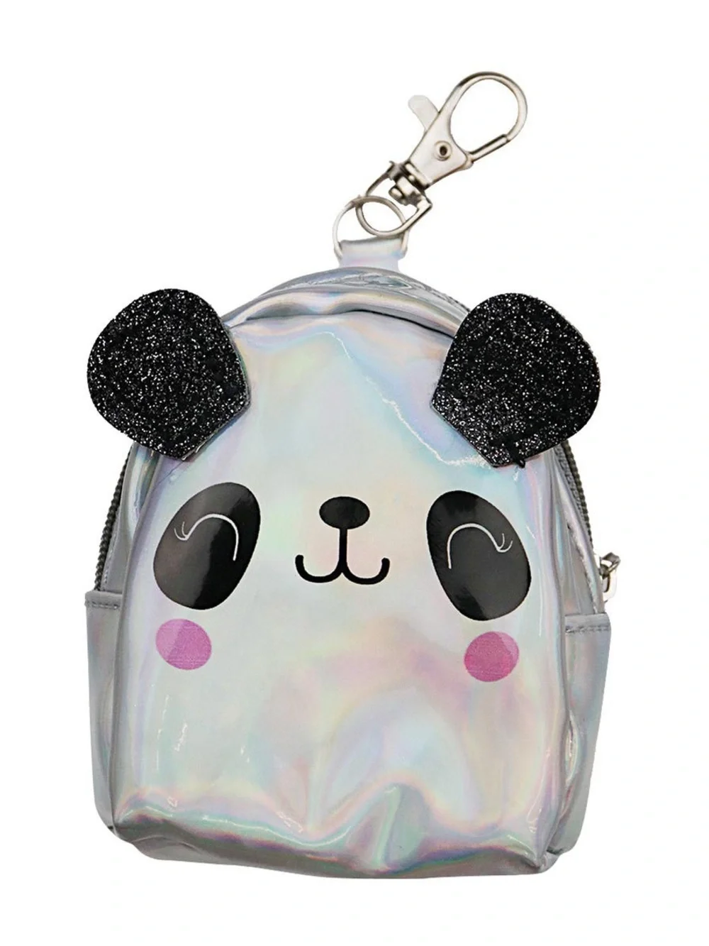 Novelty Glitter Mini Purse Keychains, Assorted / bundle of 6
